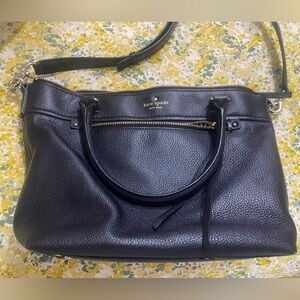 Black Kate Spade Leather satchel
